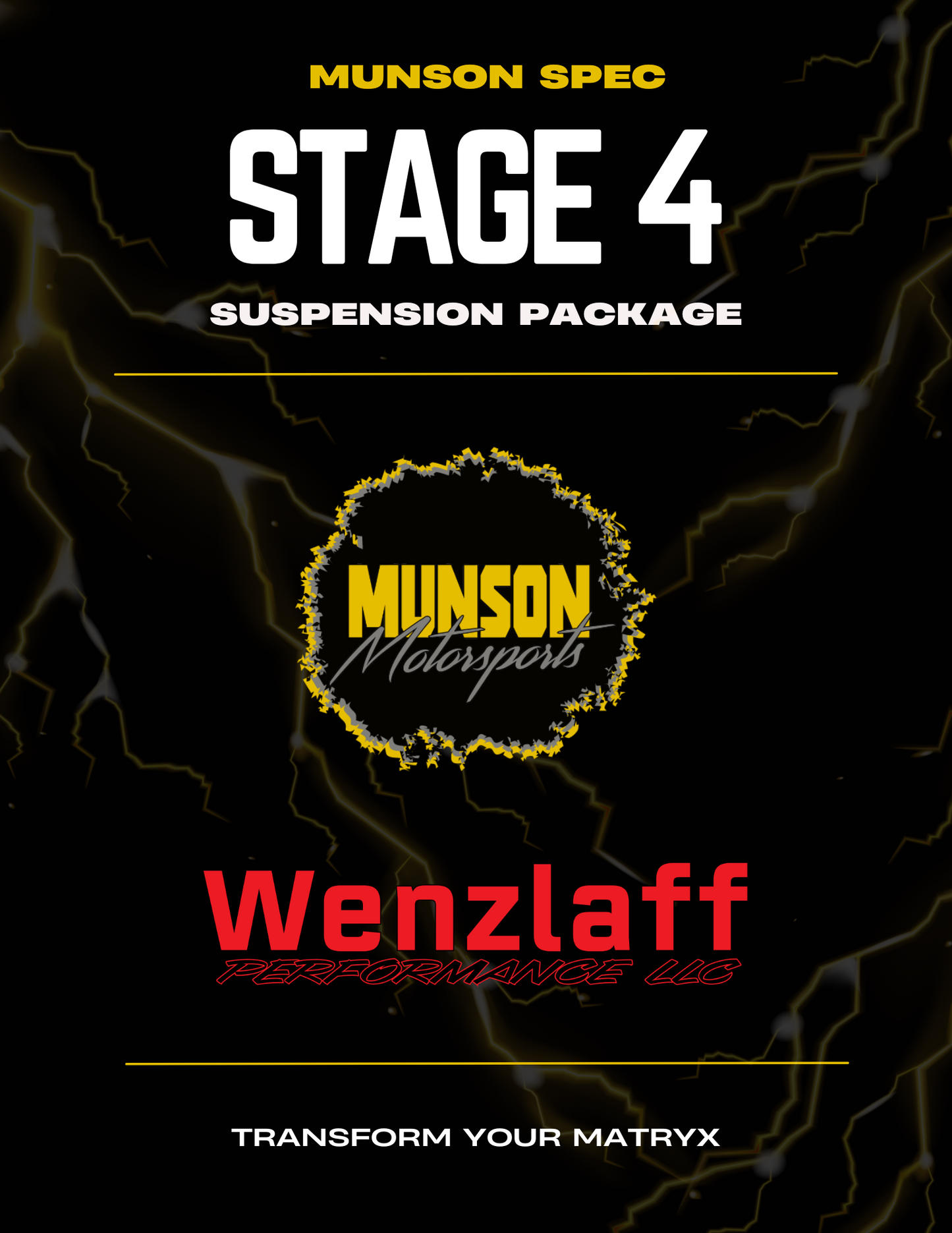 Munson Spec Suspension Package Stage 4