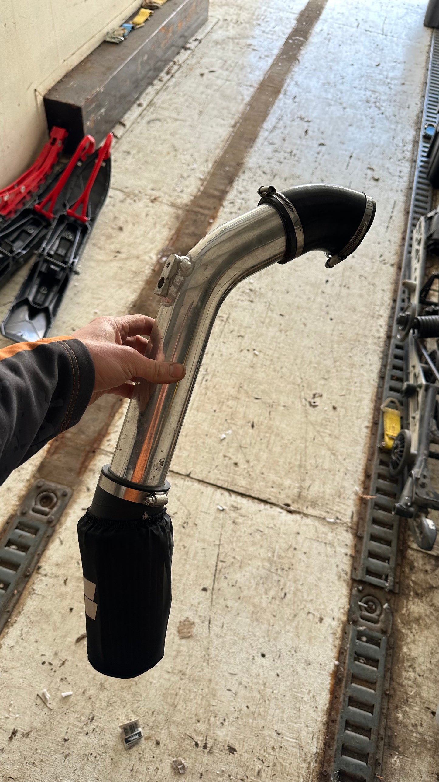 Polaris Boost front exit intake
