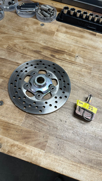 Polaris full floating HD brake rotor/pad kit