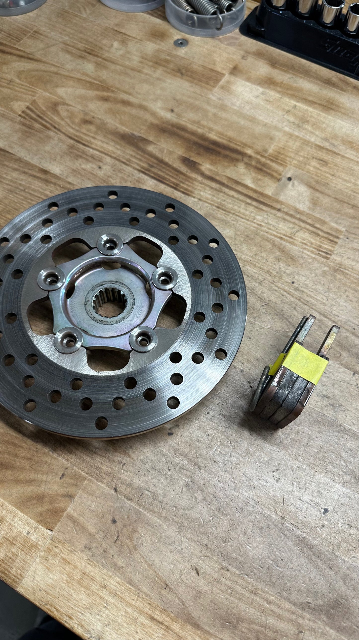 Polaris full floating HD brake rotor/pad kit