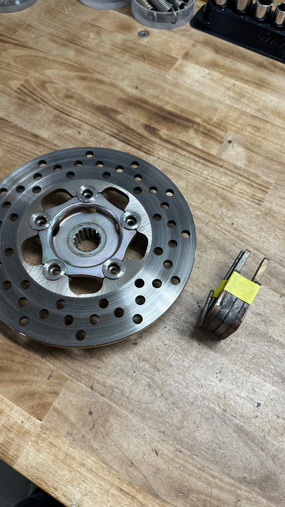 Polaris full floating HD brake rotor/pad kit